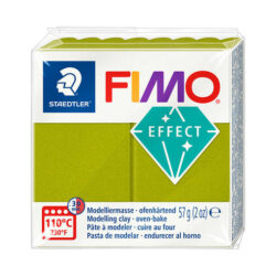 Fimo Effect massa 57g, 51 Metallic Green UUSI VÄRI!