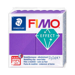 Fimo Effect massa 57g, 61 Metallic Lila UUSI VÄRI!