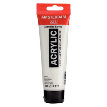 Amsterdam akryyliväri 120ml 104 Zinc White