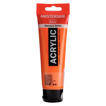 Amsterdam akryyliväri 120ml, 276 Azo Orange