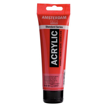 Amsterdam akryyliväri 120ml 317 Transparent Red Medium
