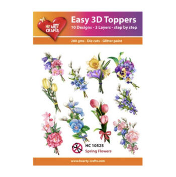 Valmiiksi leikatut 3D-kuvat, HC10525 Spring Flowers