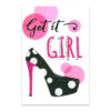 Craft Artist timanttimaalauskortti 12,5x18cm, Get it Girl, Partial Crystal