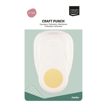 Vaessen Creative Kuviolävistin, Scalloped Circle 5cm