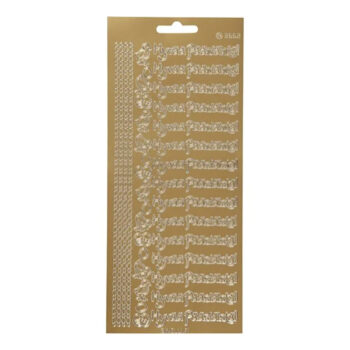 Ääriviivatarrat, 3662 Hyvää Pääsiäistä kulta