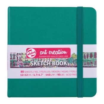 Talens Art Creation Sketch book 12 x 12cm, Vihreä