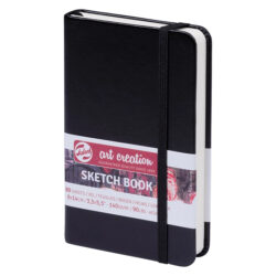Talens Art Creation Sketch book, 9x14cm Musta