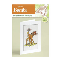 Ristipistotyö kortti 12x18cm, Disney Bambi
