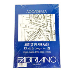 Fabriano Accademia Artist Paperback A4 200g, 100 arkkia