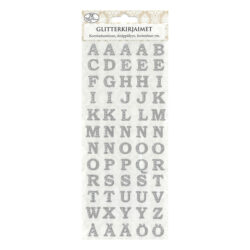 Glitterkirjaintarrat, 2490 Hopea