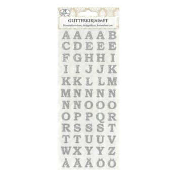 Glitterkirjaintarrat, 2490 Hopea