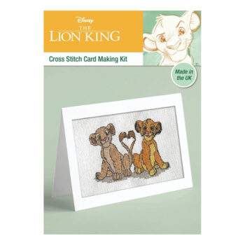 Ristipistotyö kortti 12x18cm, Disney Leijonakuningas