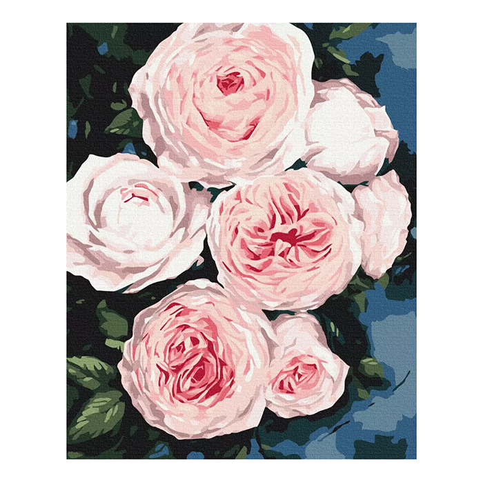 PaintbynumbersBuds of lush roses