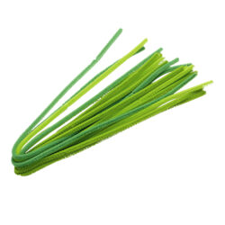 Askartelupunos 6mm 50cm, Vihreä lajitelma