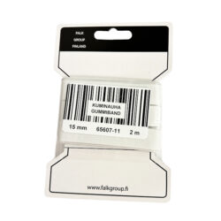 Kuminauha 15mm 2m, valkoinen