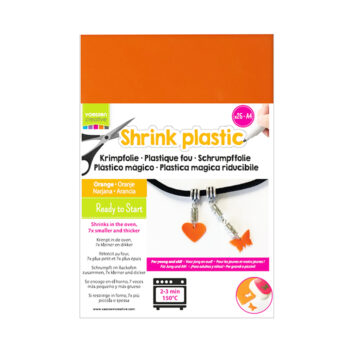 Vaessen Creative Kutistemuovi A4, Oranssi