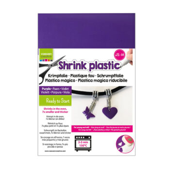 Vaessen Creative Kutistemuovi A4, Violetti