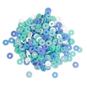 Pehmeät massahelmet 6mm, Turkoosi lajitelma