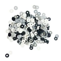 Pehmeät massahelmet 6mm, Musta lajitelma