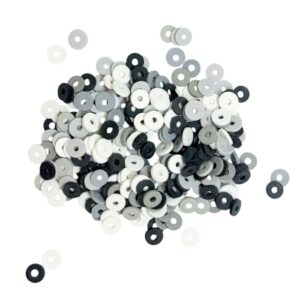 Pehmeät massahelmet 6mm, Musta lajitelma