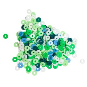 Pehmeät massahelmet 6mm, Vihreä lajitelma