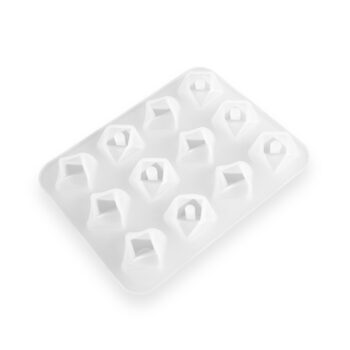 Silikonimuotti, Pienet timanttihelmet