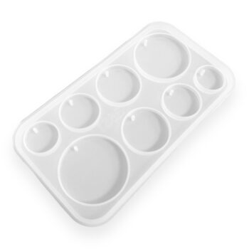 Silikonimuotti, Pyöreät riipukset