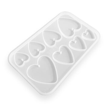 Silikonimuotti, Sydän riipukset