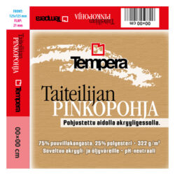 Tempera Taiteilijan Pinkopohja, 18x14cm