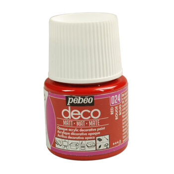 Pebeo Deco Matt akryylimaali 45ml, 024 Red