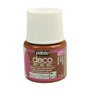 Pebeo Deco Matt akryylimaali 45ml, 029 Brown