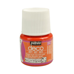 Pebeo Deco Matt akryylimaali 45ml, 043 Vermilion