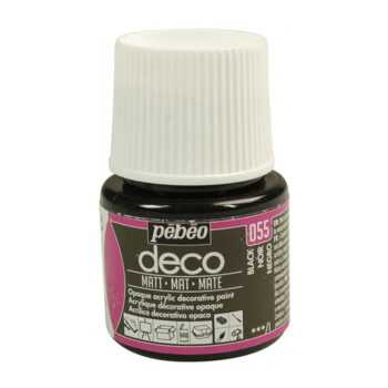 Pebeo Deco Matt akryylimaali 45ml, 055 Black