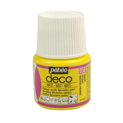 Pebeo Deco Matt akryylimaali 45ml, 056 Lemon Yellow