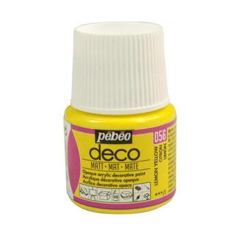 Pebeo Deco Matt akryylimaali 45ml, 056 Lemon Yellow