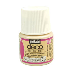 Pebeo Deco Matt akryylimaali 45ml, 069 Antique White