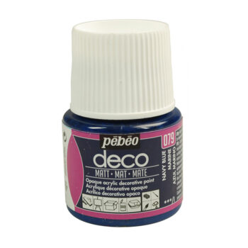 Pebeo Deco Matt akryylimaali 45ml, 079 Navy Blue