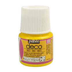 Pebeo Deco Matt akryylimaali 45ml, 108 Sun Yellow