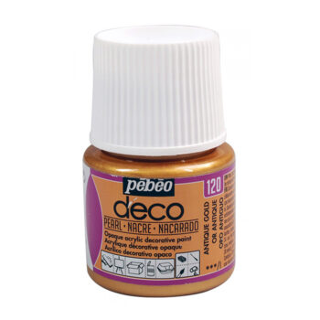 Pebeo Deco Pearl akryylimaali 45ml, 120 Antique Gold