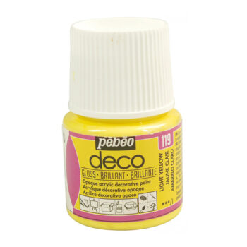 Pebeo Deco Gloss akryylimaali 45ml, 119 Light Yellow