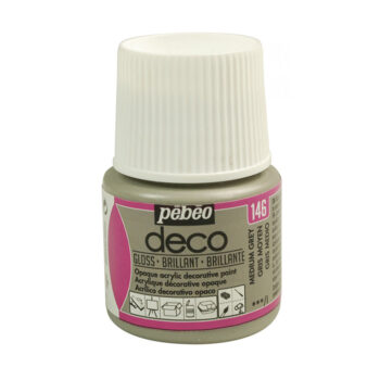Pebeo Deco Gloss akryylimaali 45ml, 146 Medium Grey