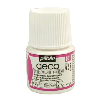 Pebeo Deco Gloss akryylimaali 45ml, 001 White