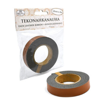 Tekonahkanauha 1,5cm x 2m, 3725 Ruskea