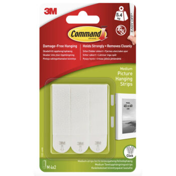 3M Command taulunkiinnityspalat, MEDIUM max 5,4kg