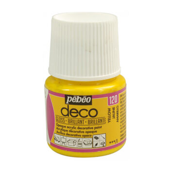 Pebeo Deco Gloss akryylimaali 45ml, 120 Yellow