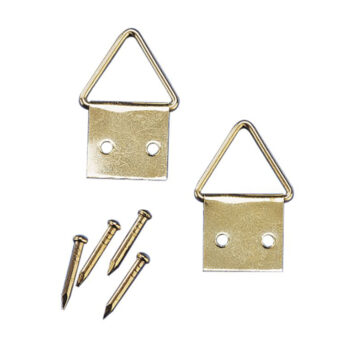 Ripustuskolmio 14mm, kulta 10kpl