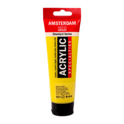 Amsterdam akryyliväri 120ml, 831 Metallic Yellow