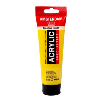 Amsterdam akryyliväri 120ml, 831 Metallic Yellow
