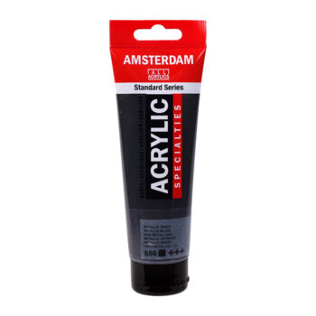 Amsterdam akryyliväri 120ml, 850 Metallic Black