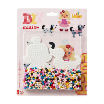 Hamahelmisetti MIDI, 4214 Nukke ja koira